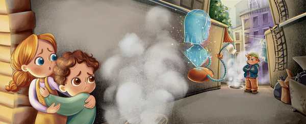 Golden Gate Bridge illustration from the book